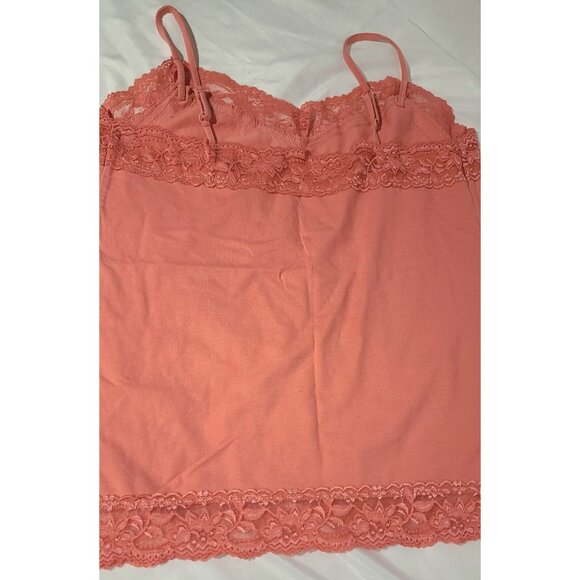 Y2K Van Heusen Womens Medium Tank Top 3-Pack Lace Neck Cami Spaghetti Strap - Picture 5 of 13